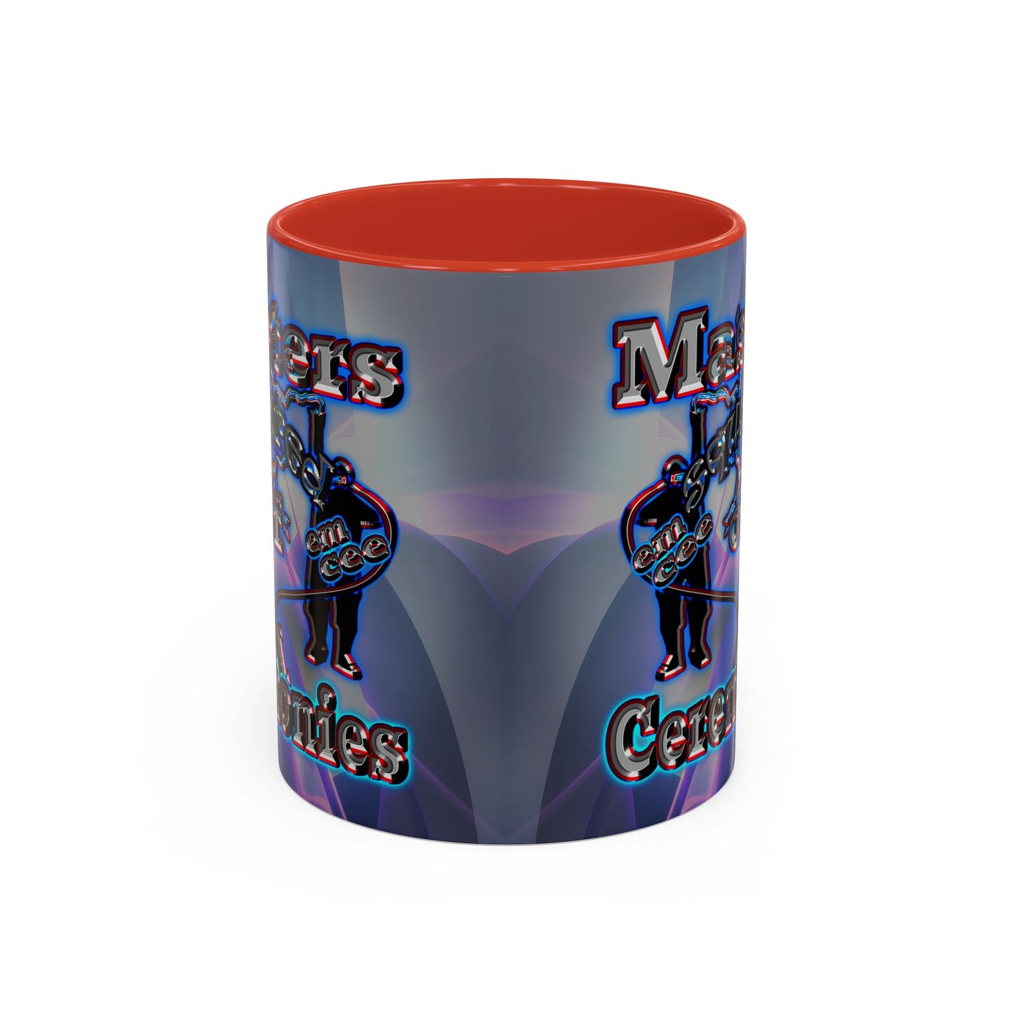 em cee squared - Accent Mug (grey-pink wave)