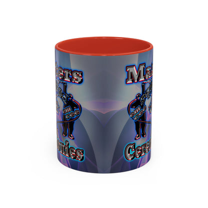 em cee squared - Accent Mug (grey-pink wave)
