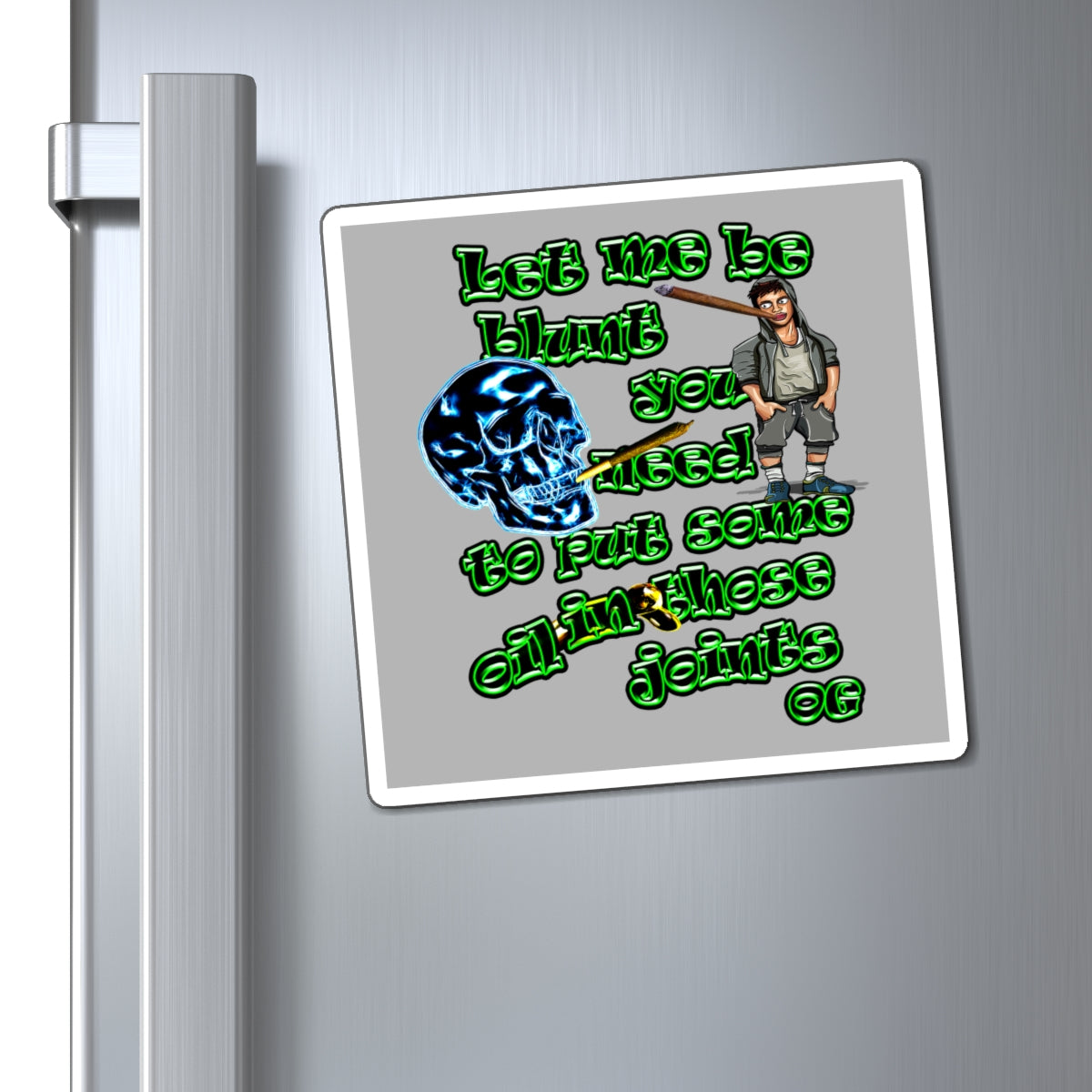 og - Magnets - (light grey)