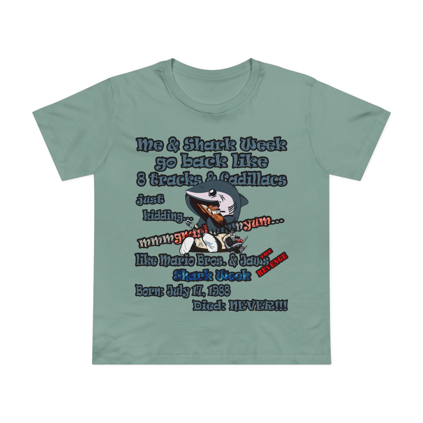 shark week - Women’s Maple Tee