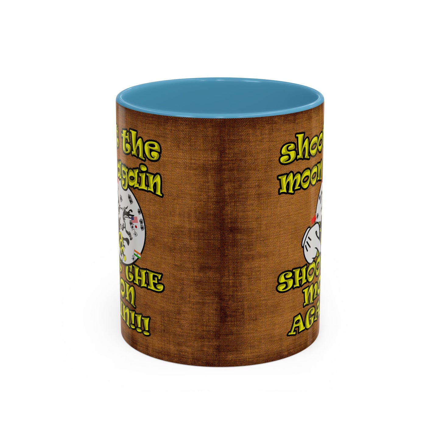shoot the moon again - Accent Mug (brown papyrus)