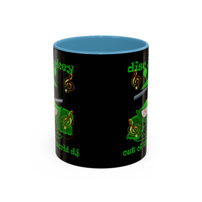 disc jockey - Accent Mug (black)