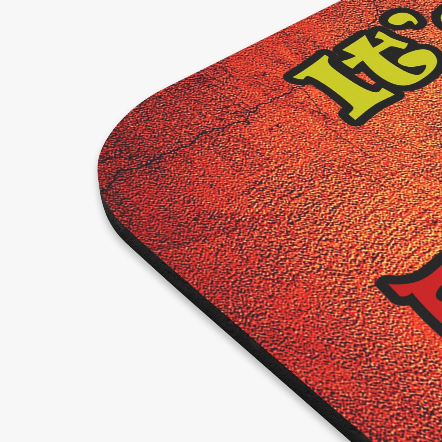 popping like popcorn - Mouse Pad (Rectangle) (burnt orange)
