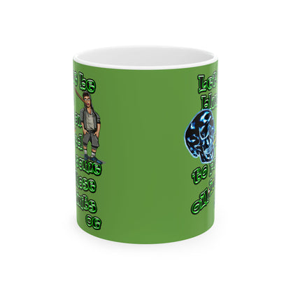 og - White Mug (green)