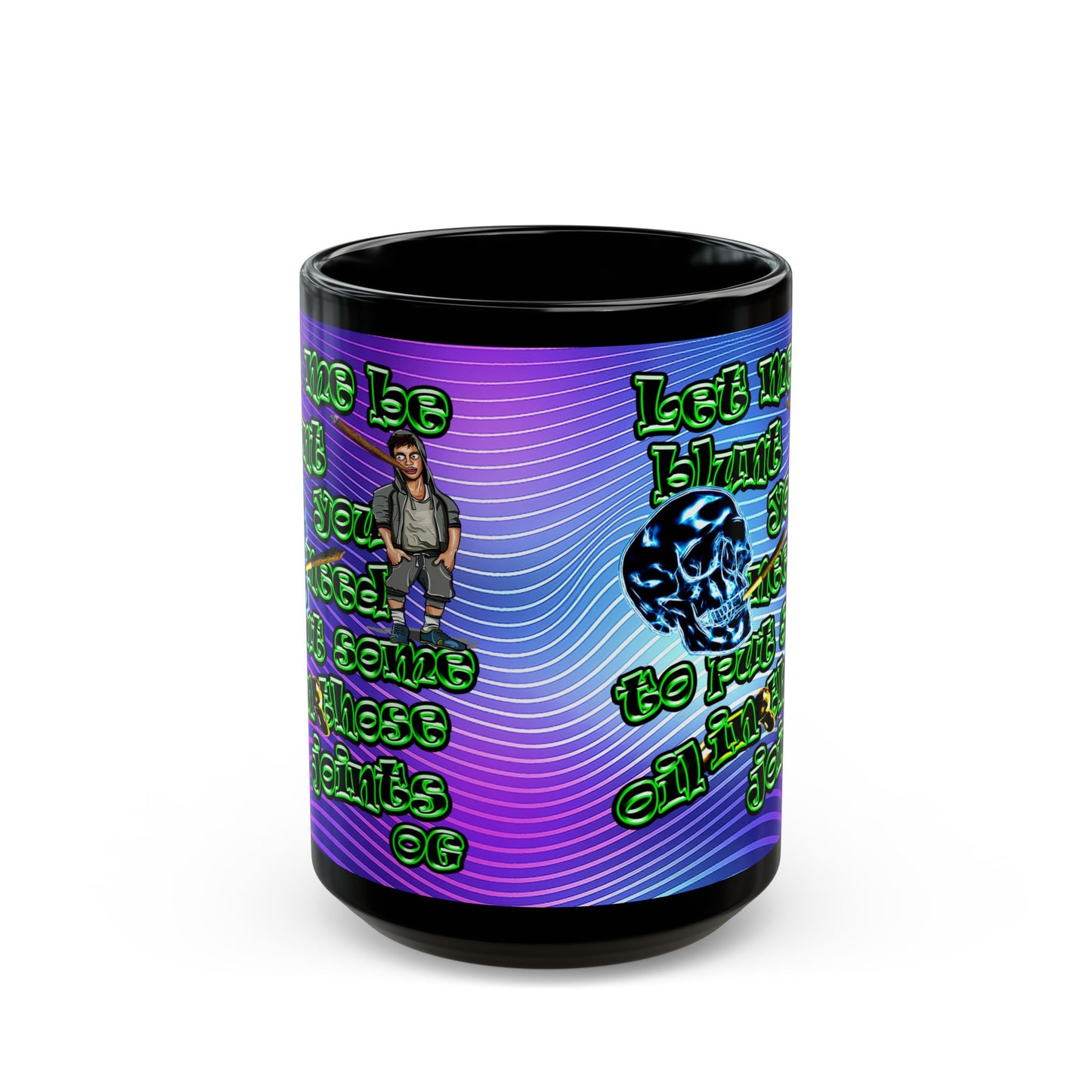 og - Black Mug (purple wave)