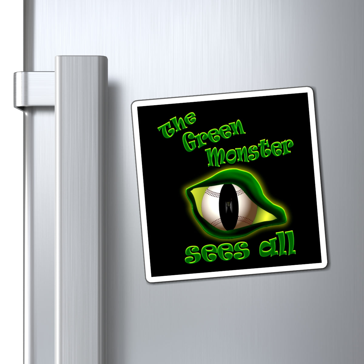 green monster - Magnets - (black)