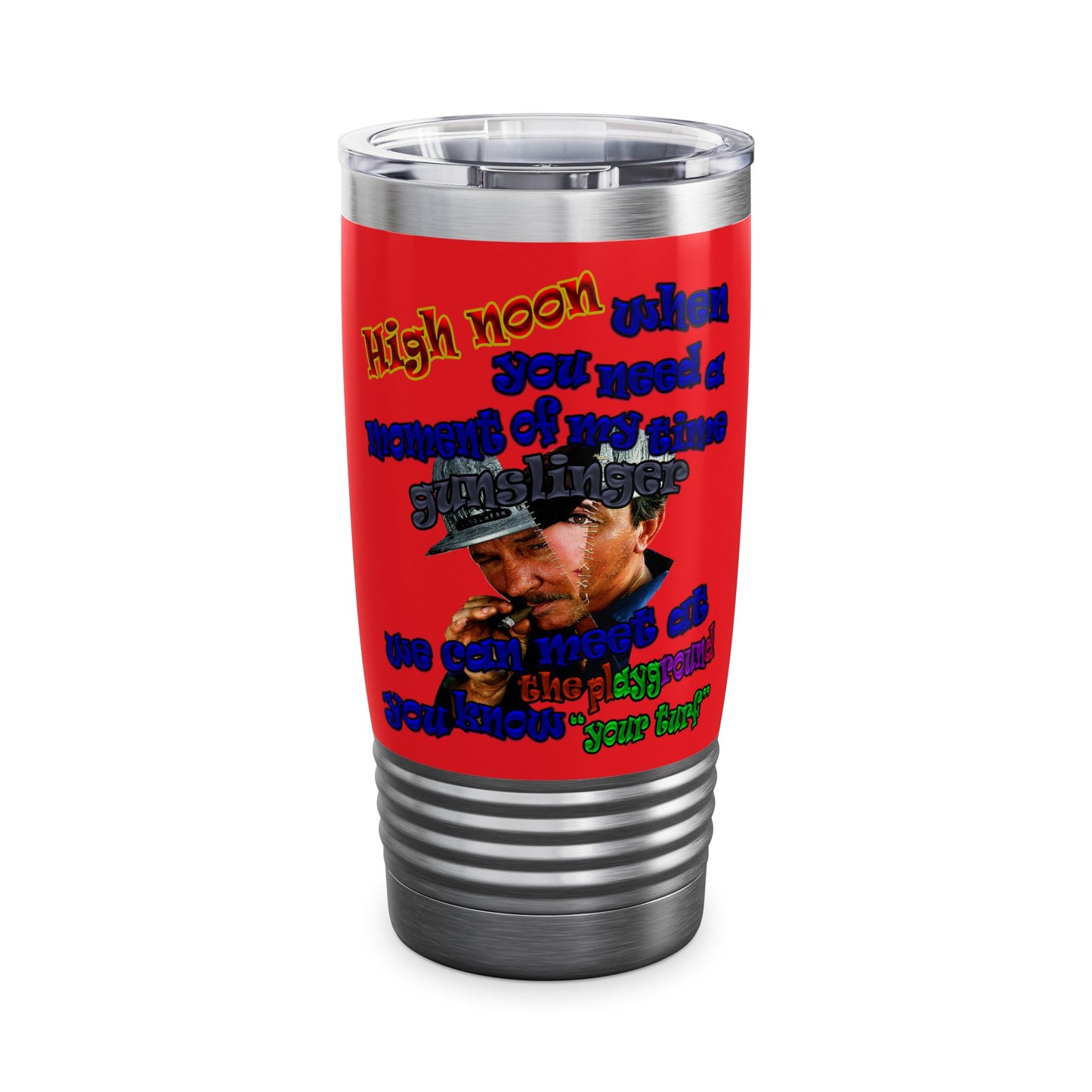 high noon - Ringneck Tumbler, 20oz (red)
