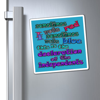 declaration of the independents - Magnets - (turquoise)