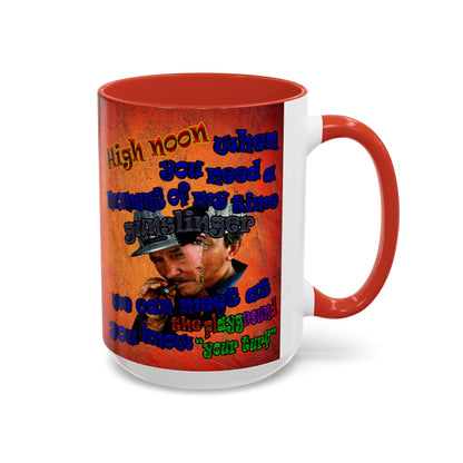 high noon - Accent Mug (burnt orange)
