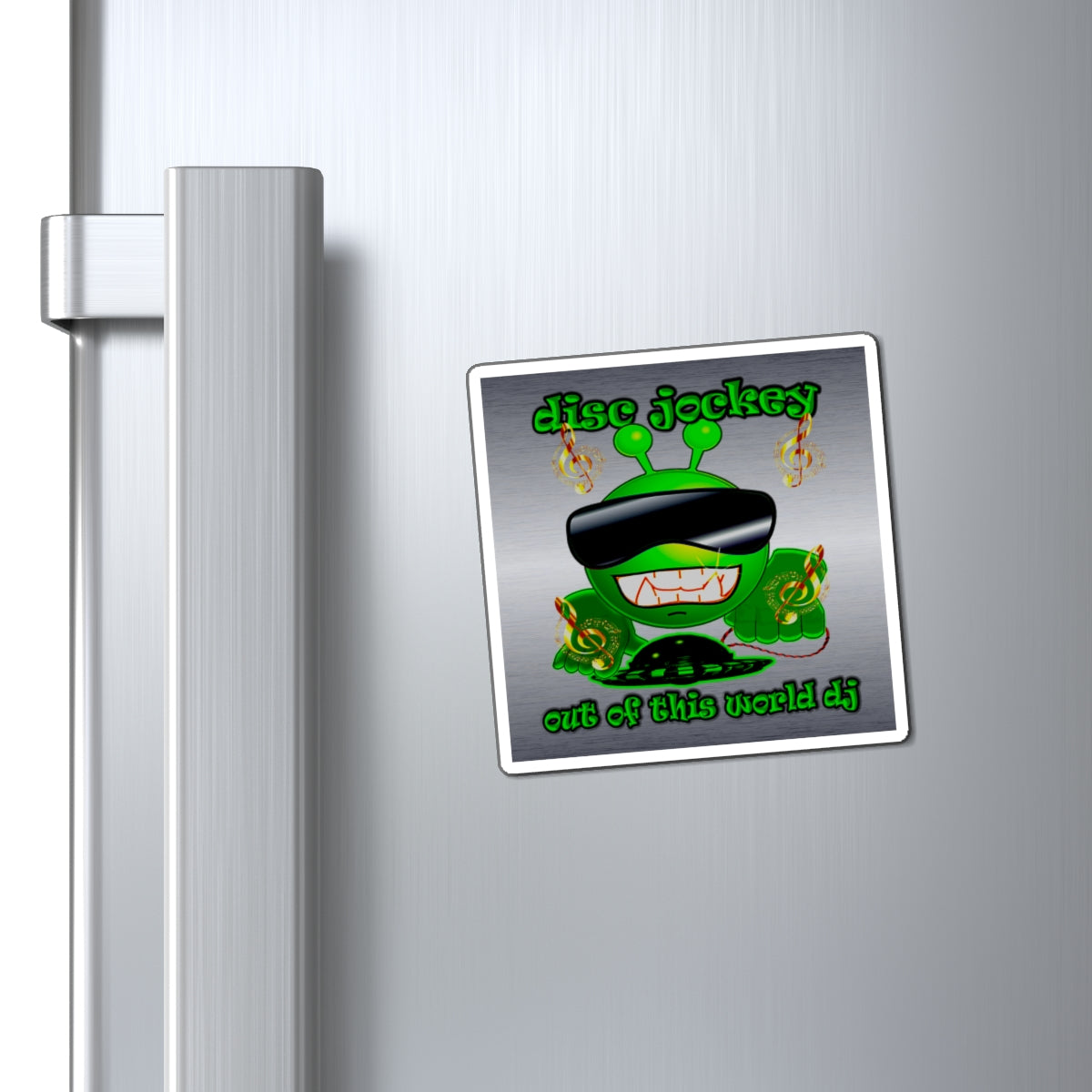disc jockey - Magnets - (brushed nickel)