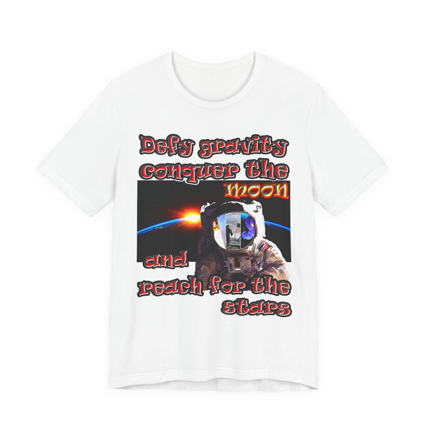 defy conquer reach - Unisex Jersey Short Sleeve Tee