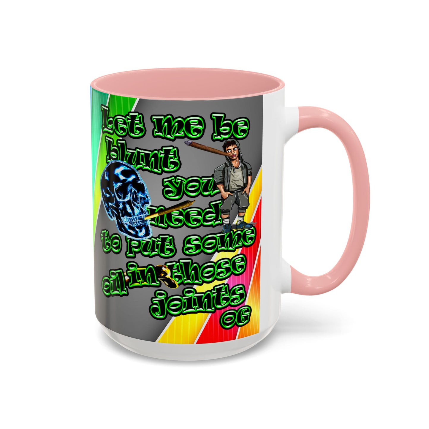 og - Accent Mug (rainbow split)