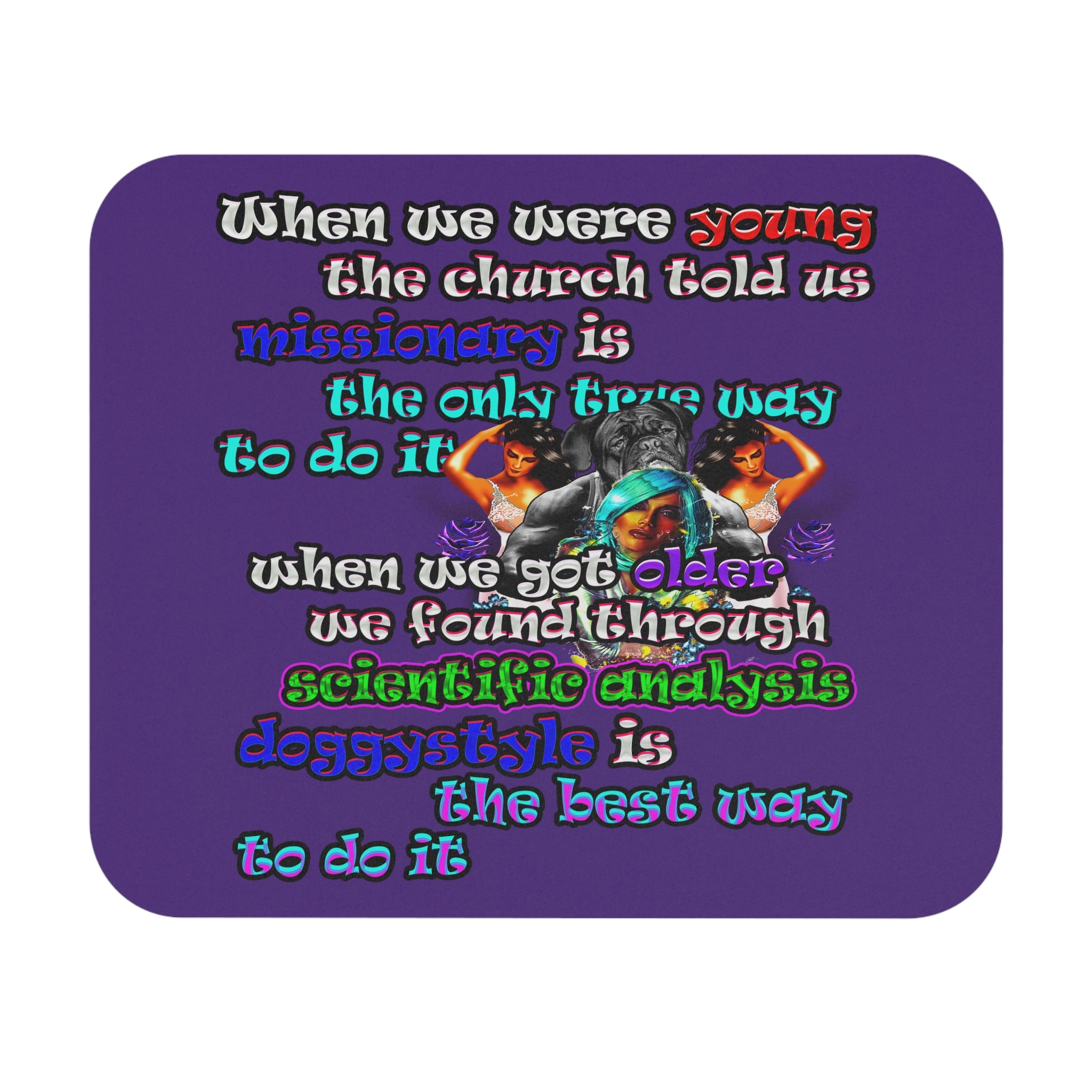 doggystyle - Mouse Pad (Rectangle) (purple)