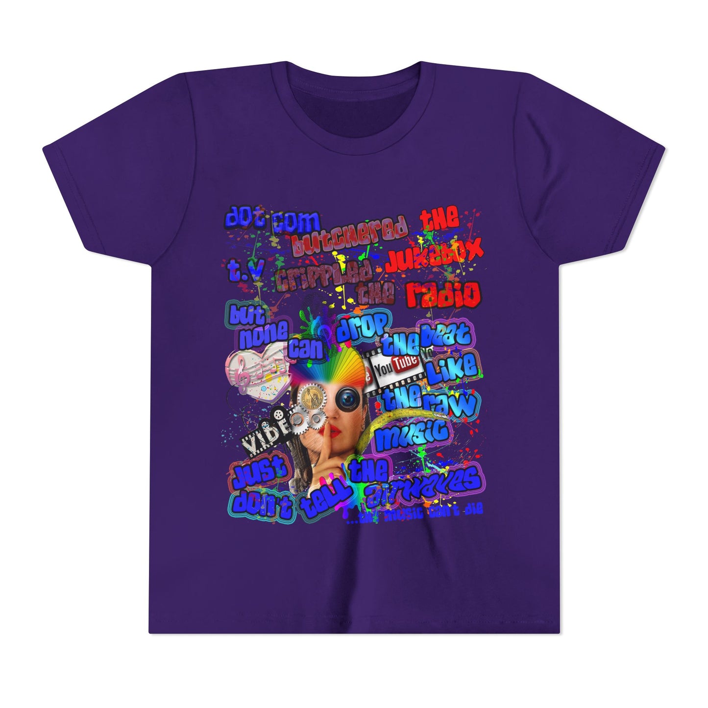 drop the beat - Youth Short Sleeve Tee
