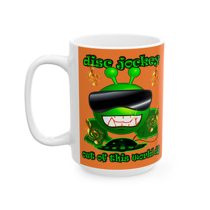 disc jockey - White Mug (crusta)