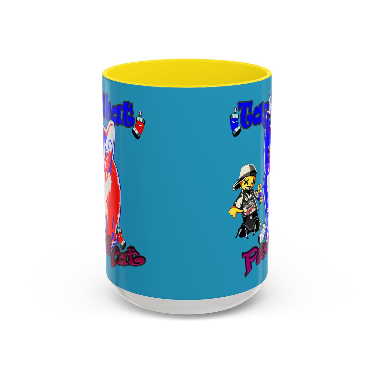 tag that - Accent Mug (turquoise)