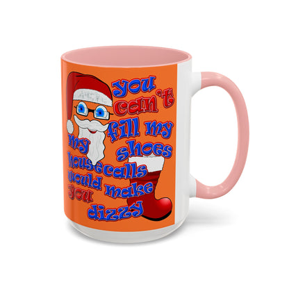 santa's shoes - Accent Mug (crusta)