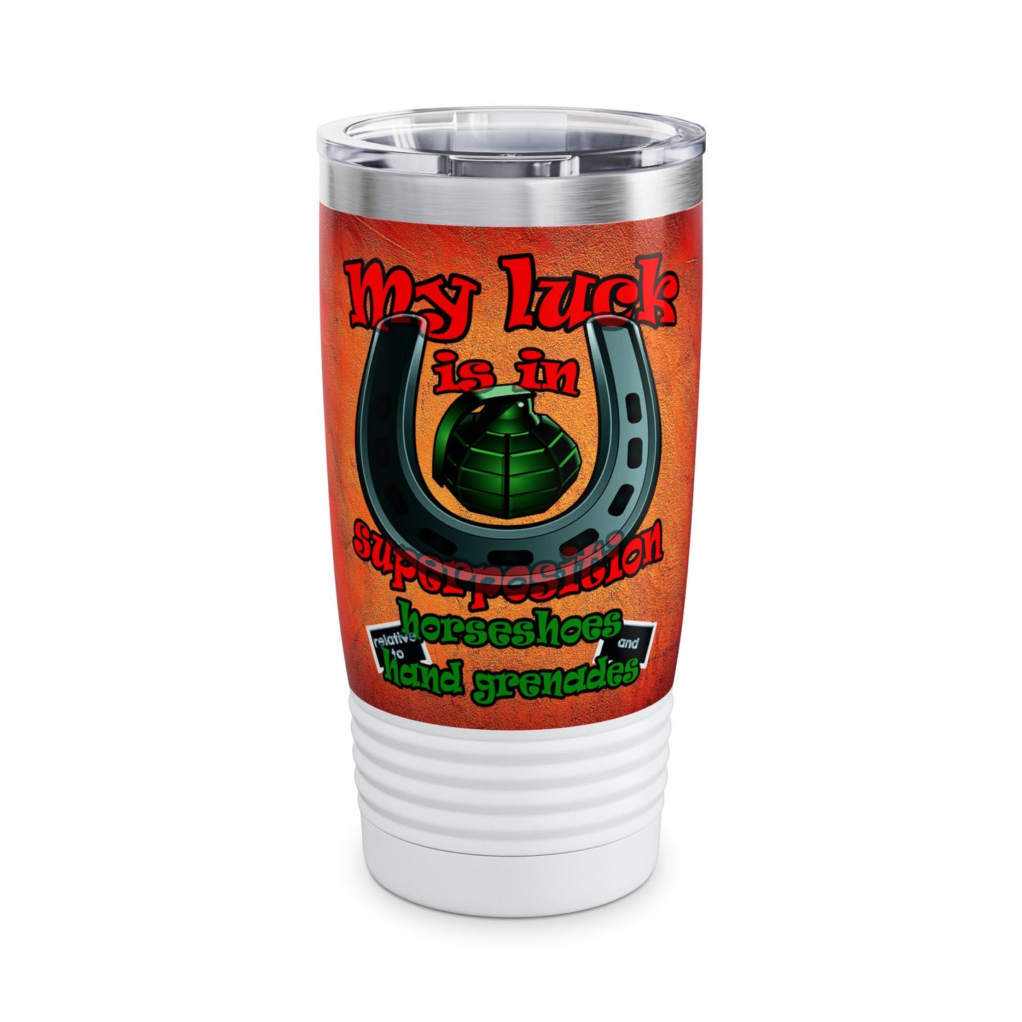 my luck - Ringneck Tumbler, 20oz (burnt orange)