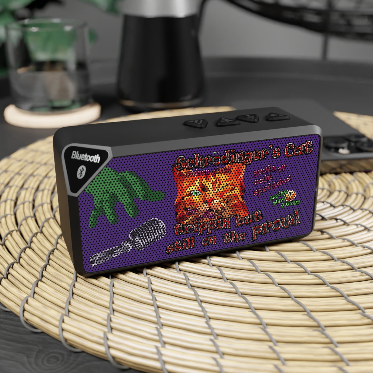 schrodinger's cat - Jabba Bluetooth Speaker (purple)