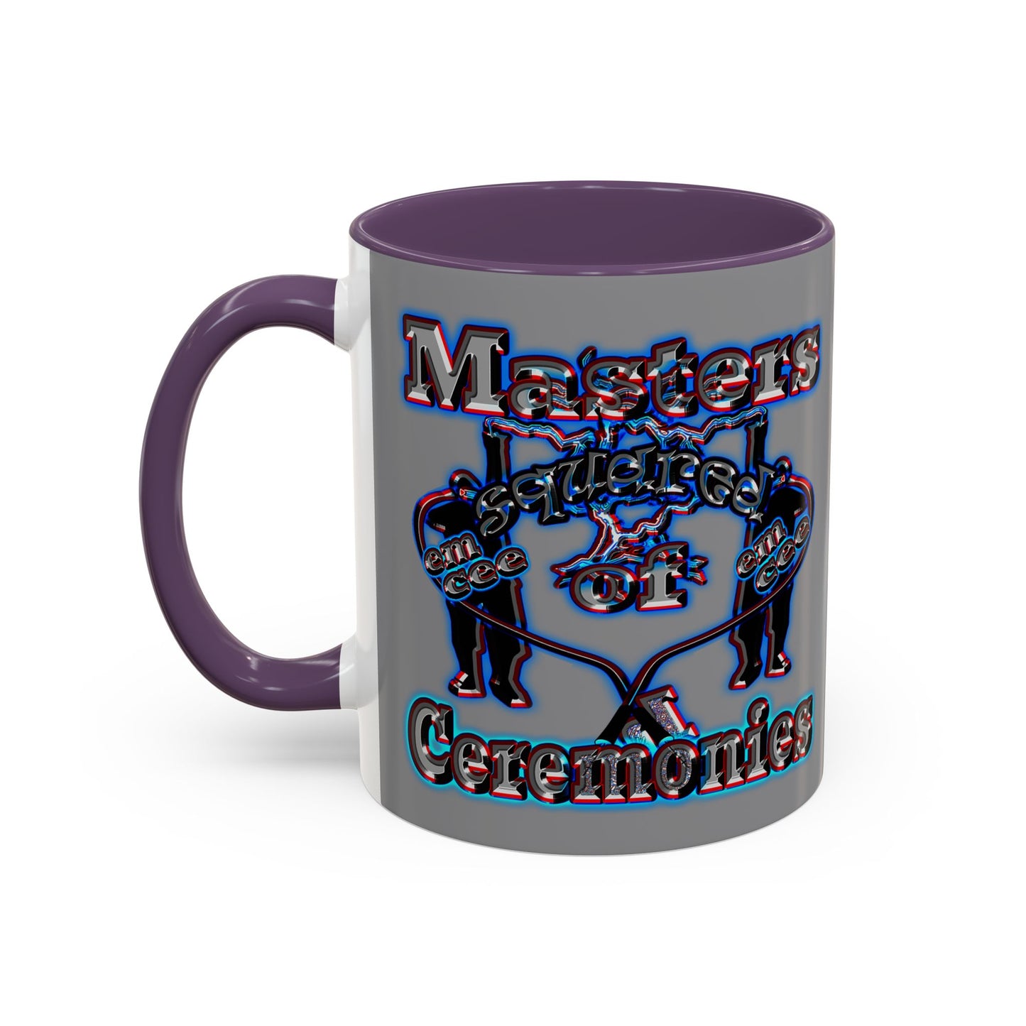 em cee squared - Accent Mug (grey)