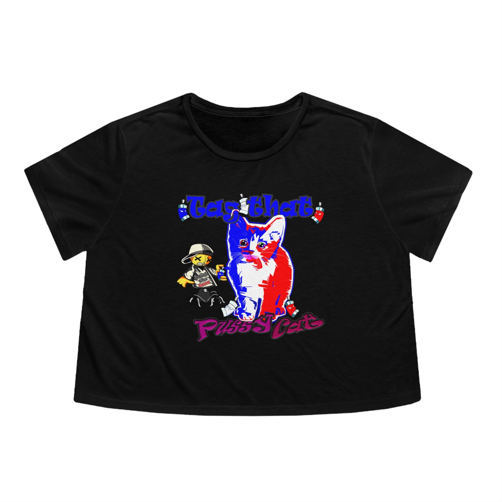 tag that - Women's Flowy Cropped Tee
