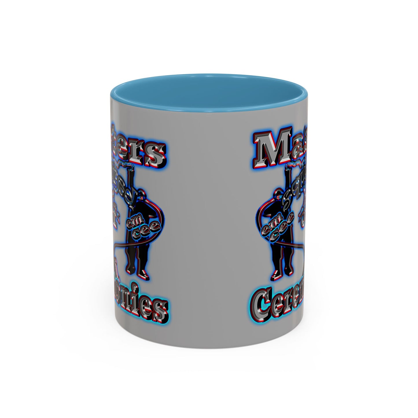 em cee squared - Accent Mug (light grey)