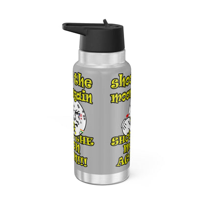 shoot the moon again - Gator Tumbler, 32oz (light grey)