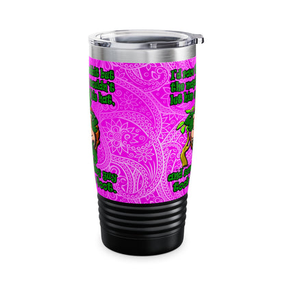 turtle race - Ringneck Tumbler, 20oz (pink swirl)