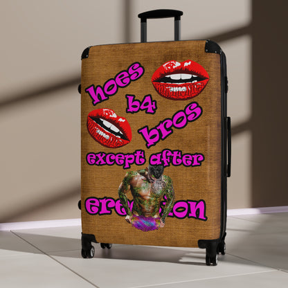 hoes b4 bros - Suitcase (brown papyrus)