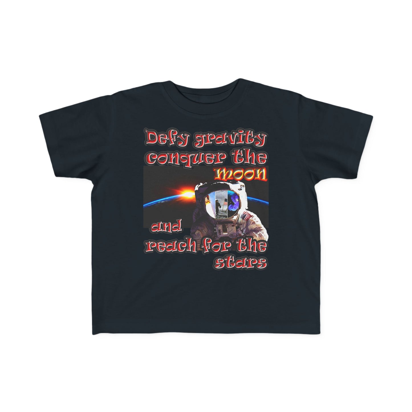 defy conquer reach - Toddler's Fine Jersey Tee