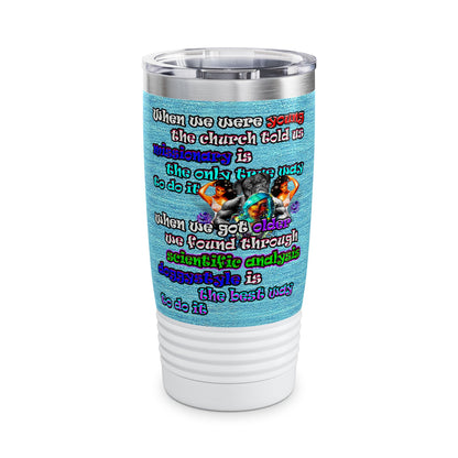 doggystyle - Ringneck Tumbler, 20oz (faded blue)