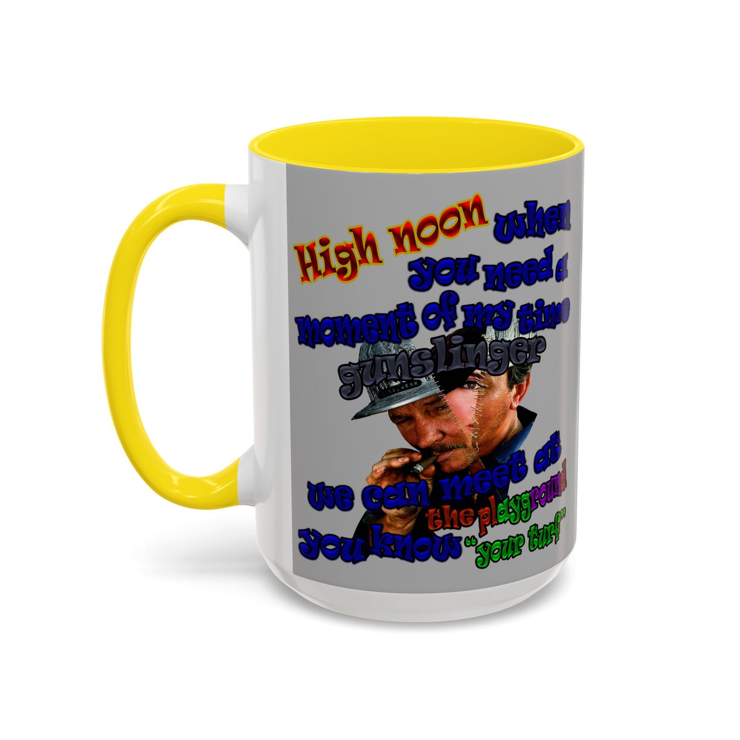 high noon - Accent Mug (light grey)