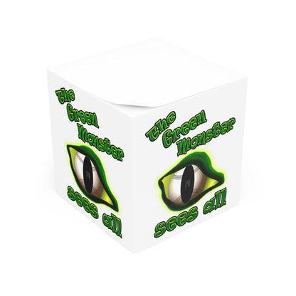 green monster - note cube (white)