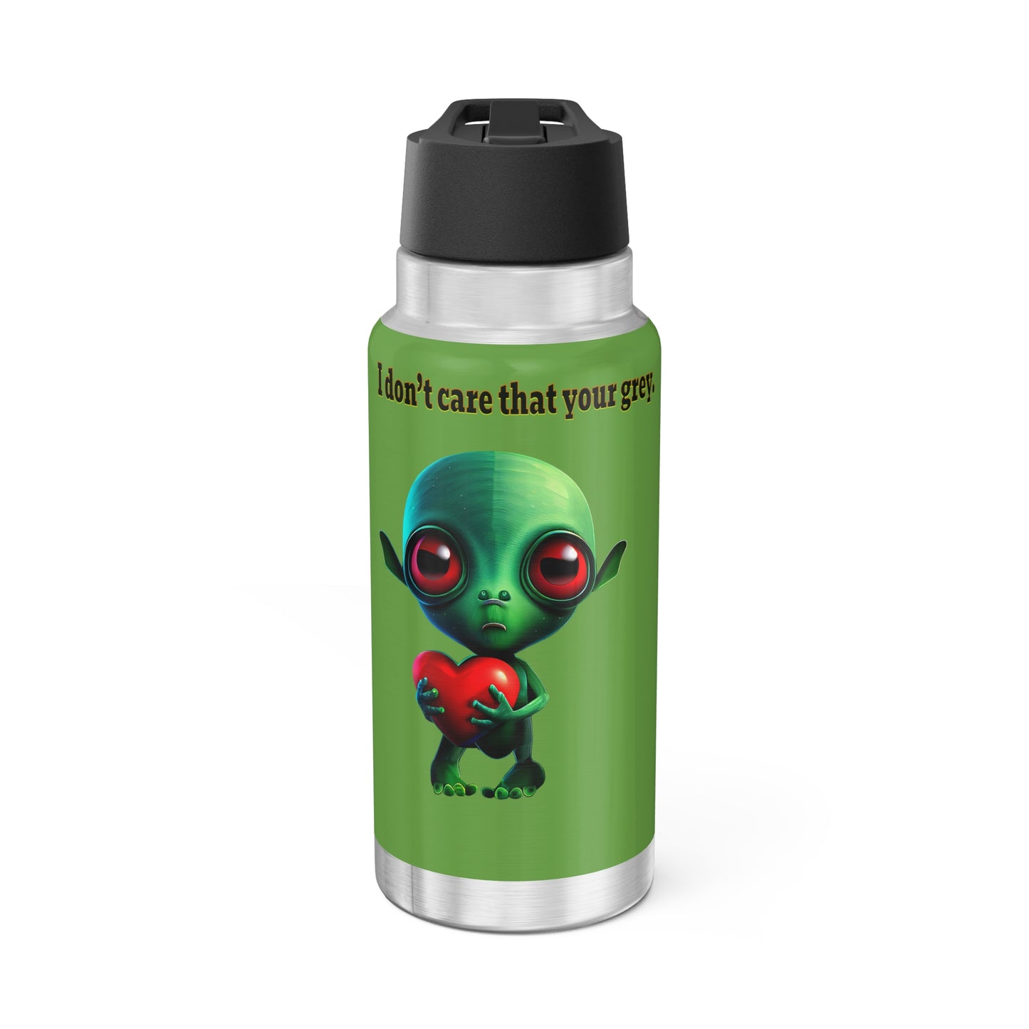 I don't care that your grey - Gator Tumbler, 32oz (green)