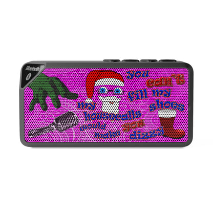 santa's shoes - Jabba Bluetooth Speaker (pink swirl)