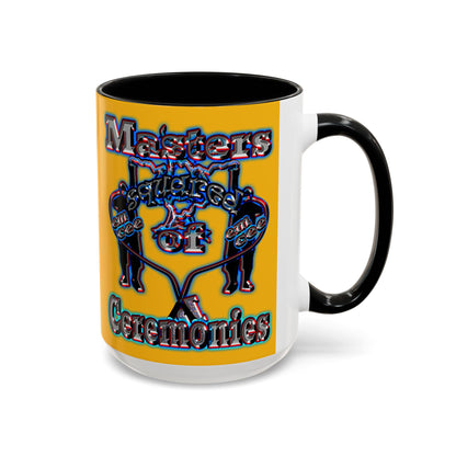 em cee squared - Accent Mug (yellow)