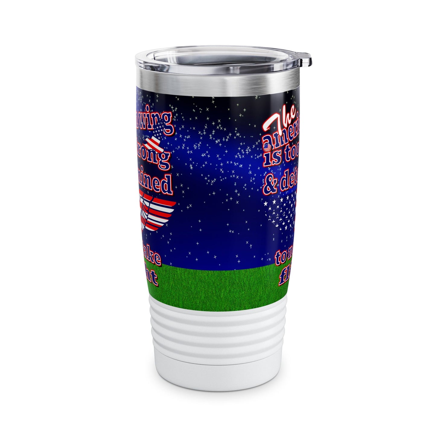 american wing - Ringneck Tumbler, 20oz ('snoops' background)