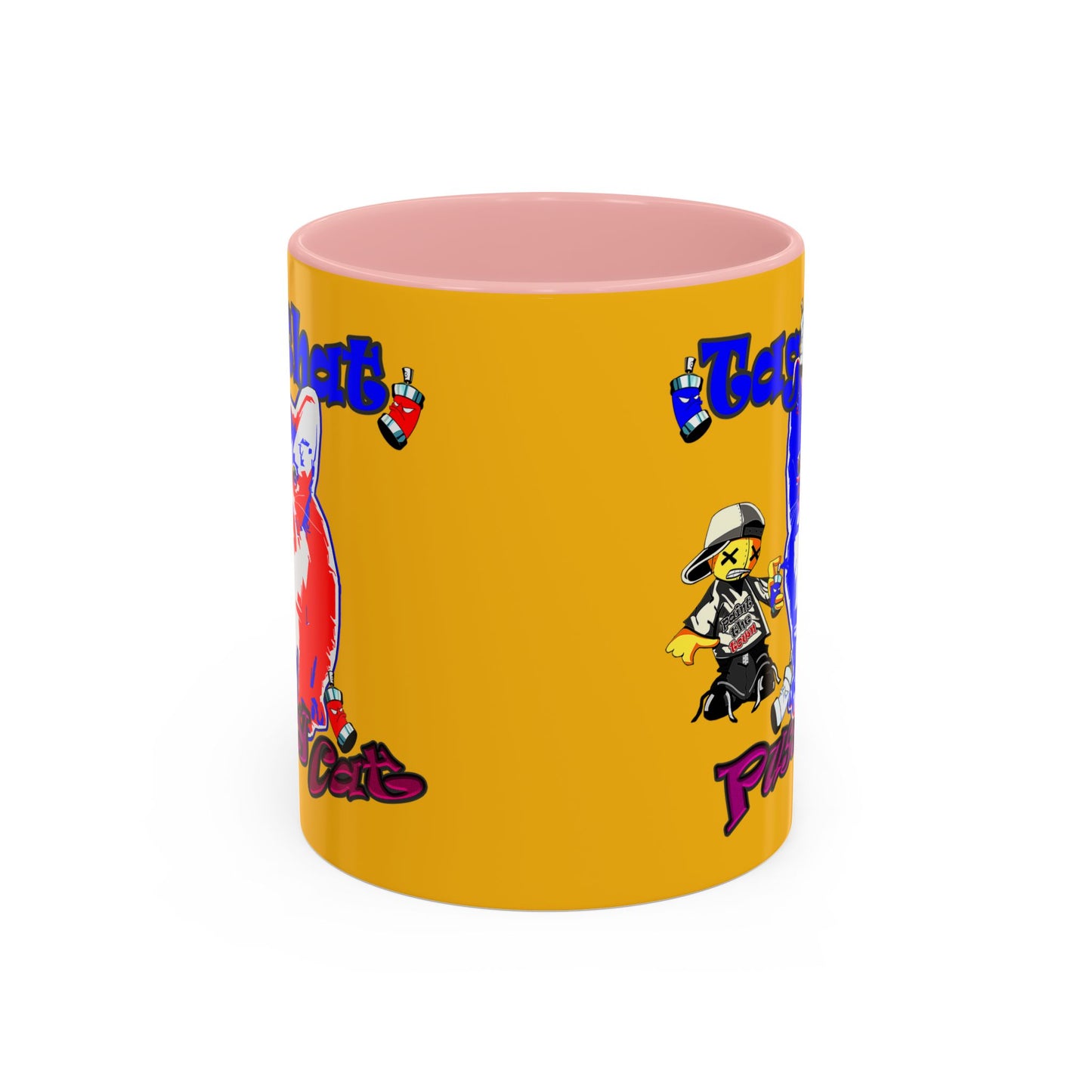 tag that - Accent Mug (yellow)