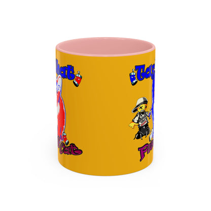 tag that - Accent Mug (yellow)