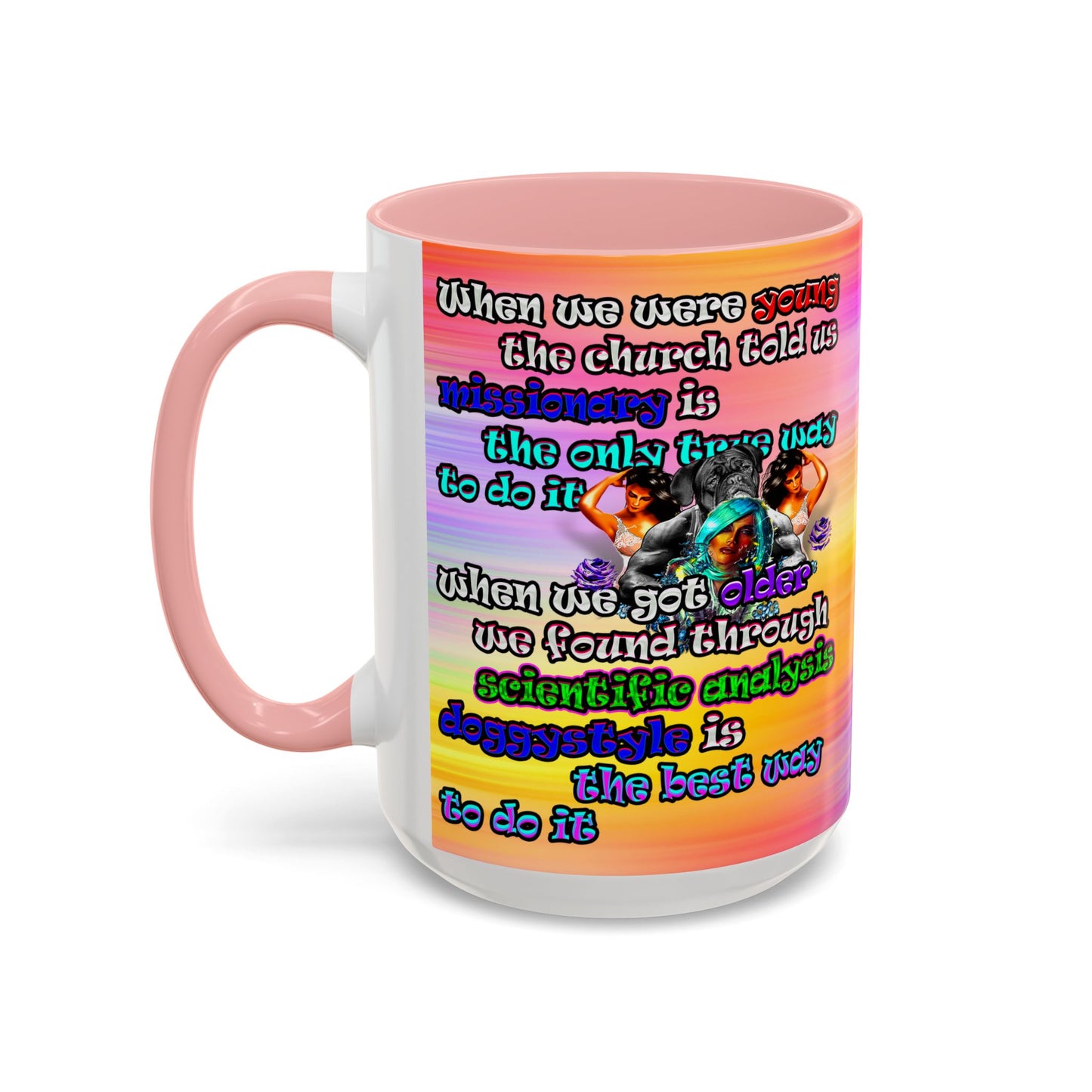 doggystyle - Accent Mug (color blur)