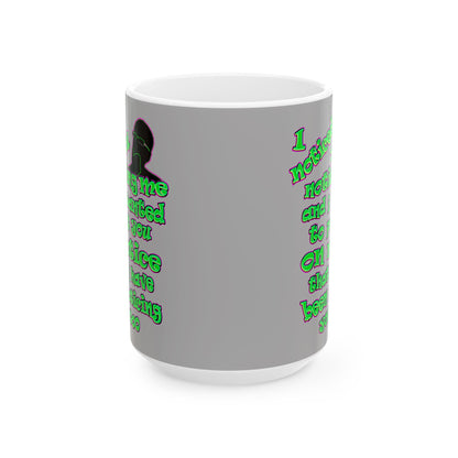 noticed you noticing - White Mug (light grey)