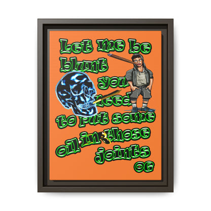 og - framed canvas art (crusta)