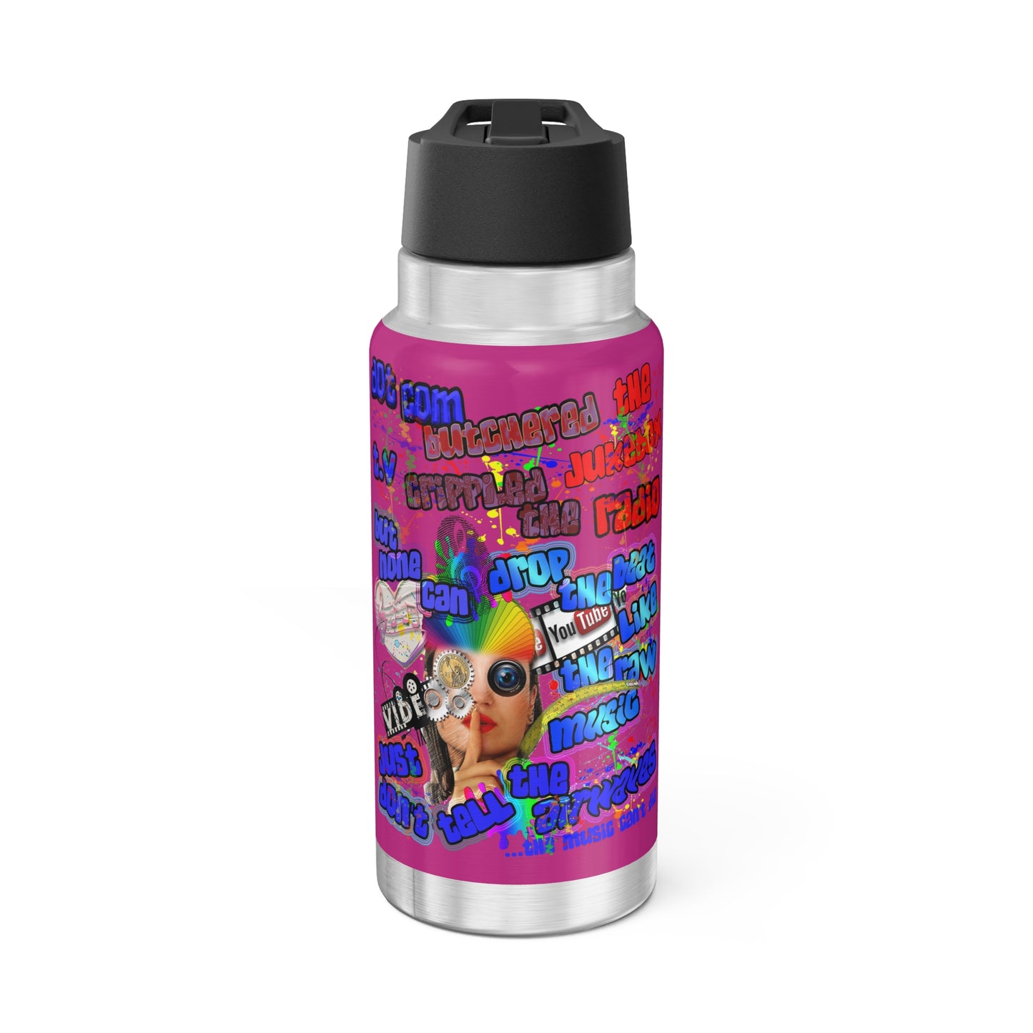 drop the beat - Gator Tumbler, 32oz (pink)