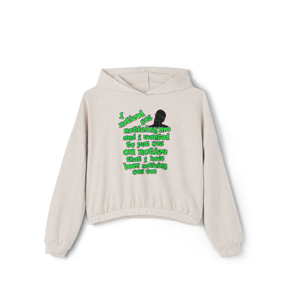 noticed you noticing - Women's Cinched Bottom Hoodie