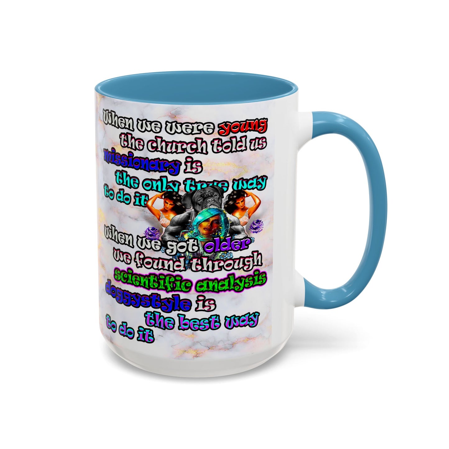 doggystyle - Accent Mug (white marble)