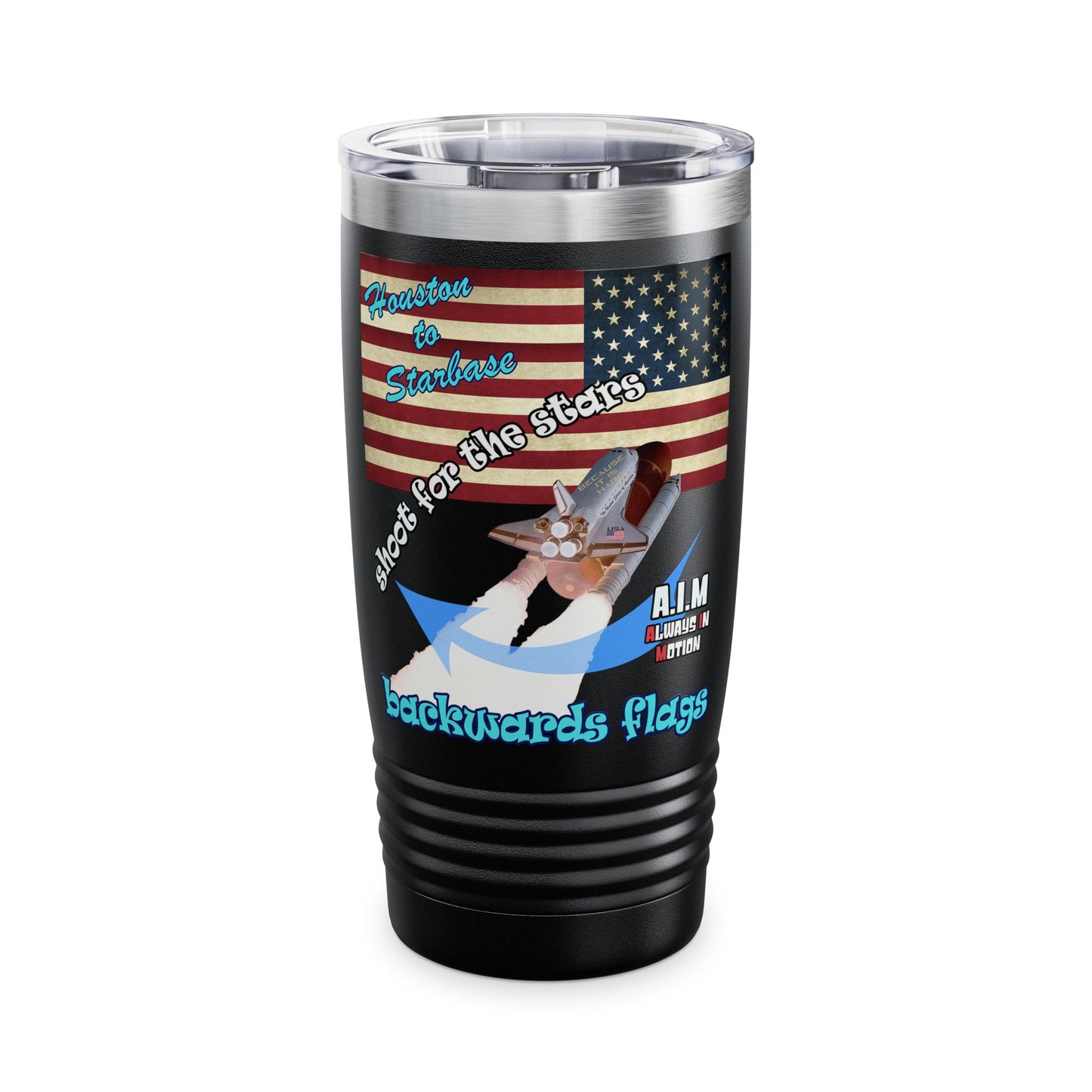 shoot for the stars - Ringneck Tumbler, 20oz
