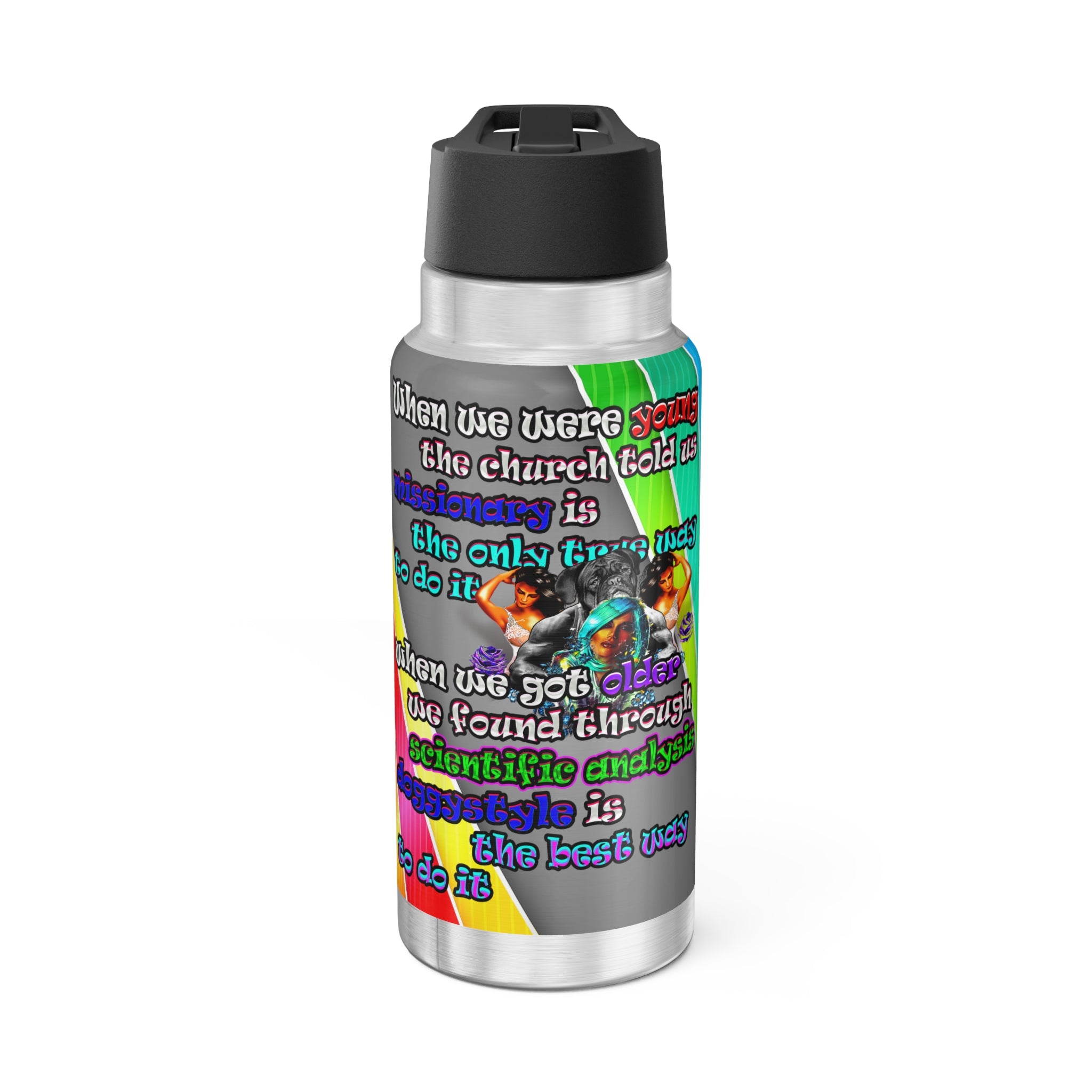 doggystyle - Gator Tumbler, 32oz  (rainbow split)