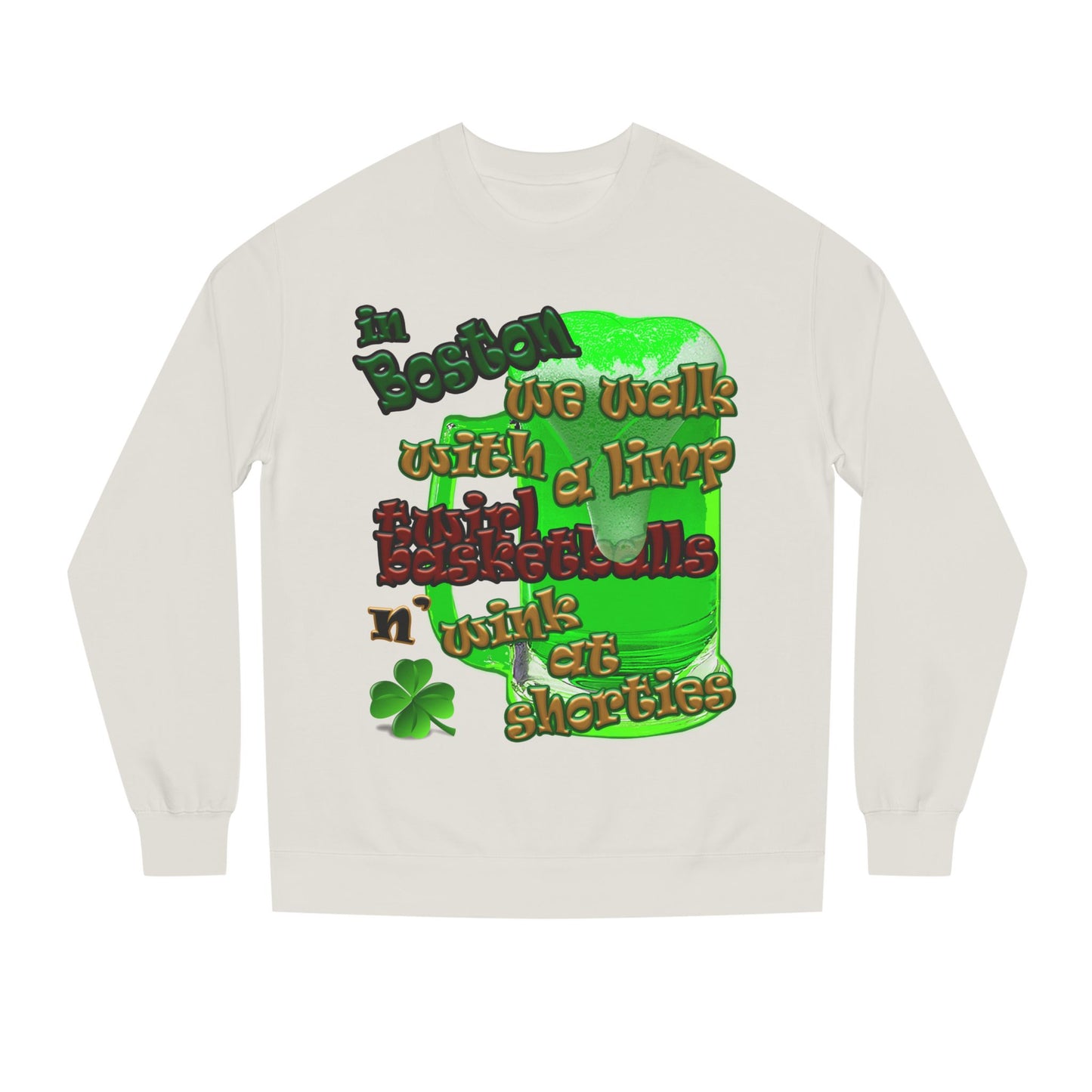 celtics logo - Unisex Crew Neck Sweatshirt
