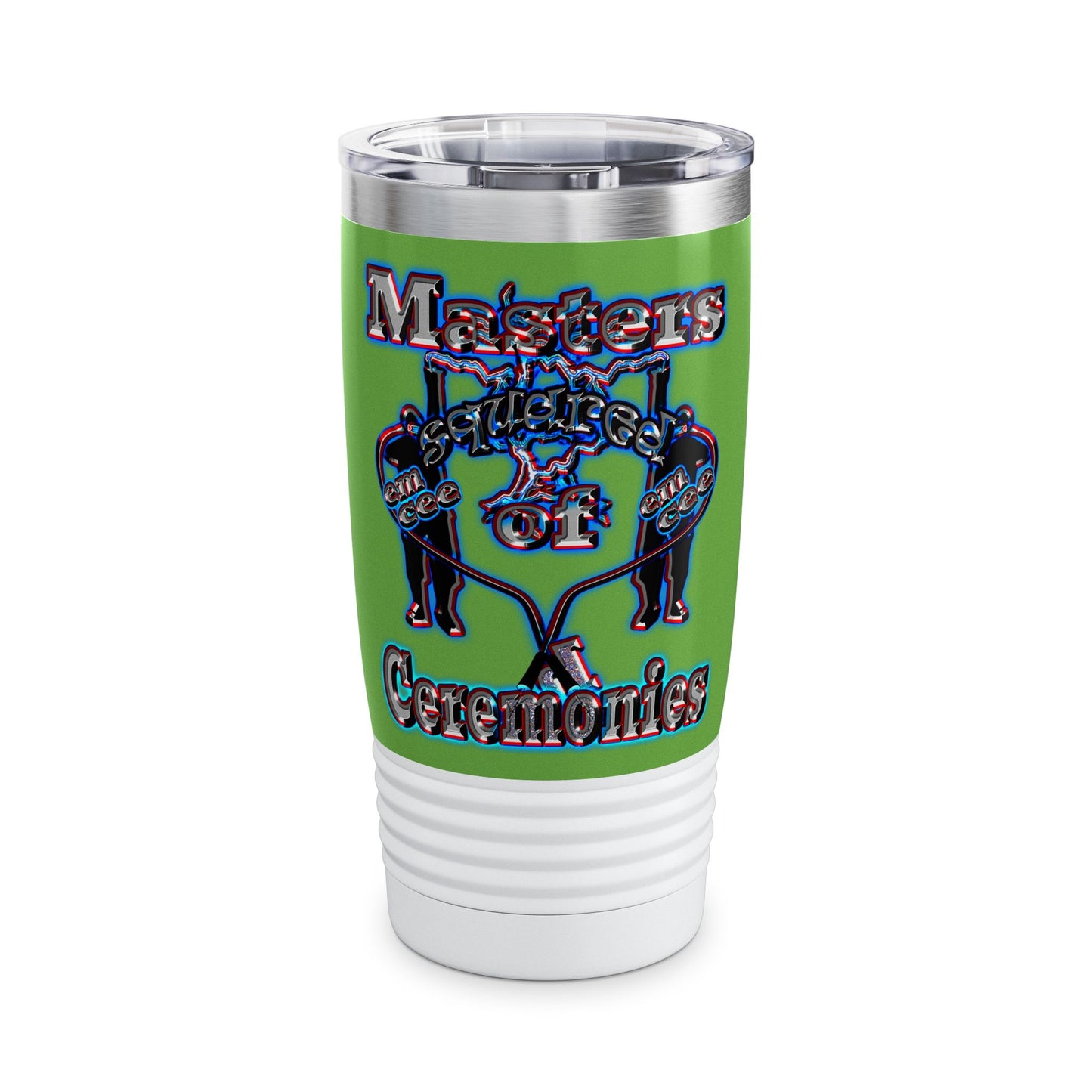 em cee squared - Ringneck Tumbler, 20oz (green)