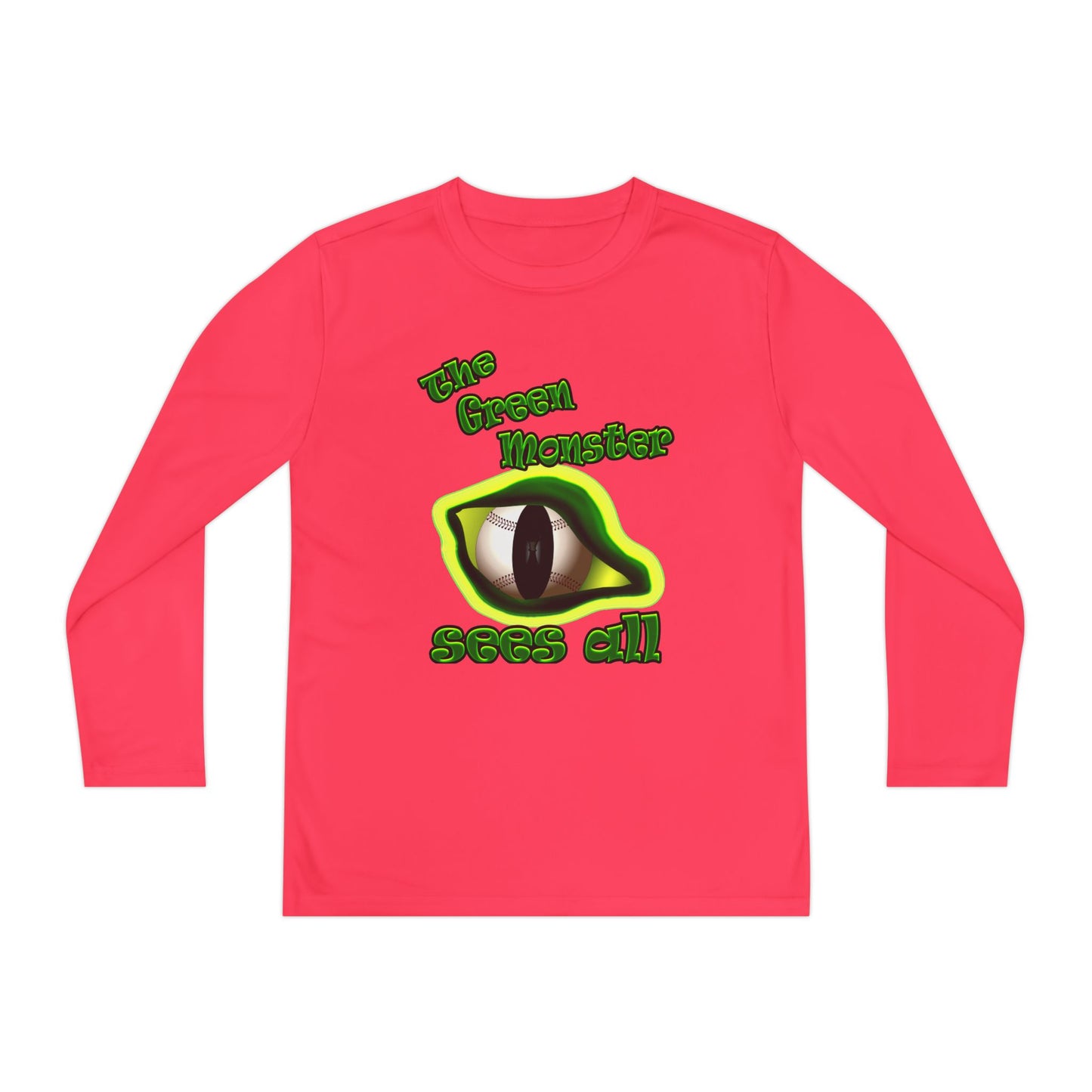 green monster - Youth Long Sleeve Competitor Tee